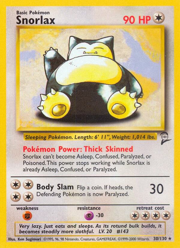 Snorlax 030/130 (Base Set 2)  | Good Games Adelaide SA