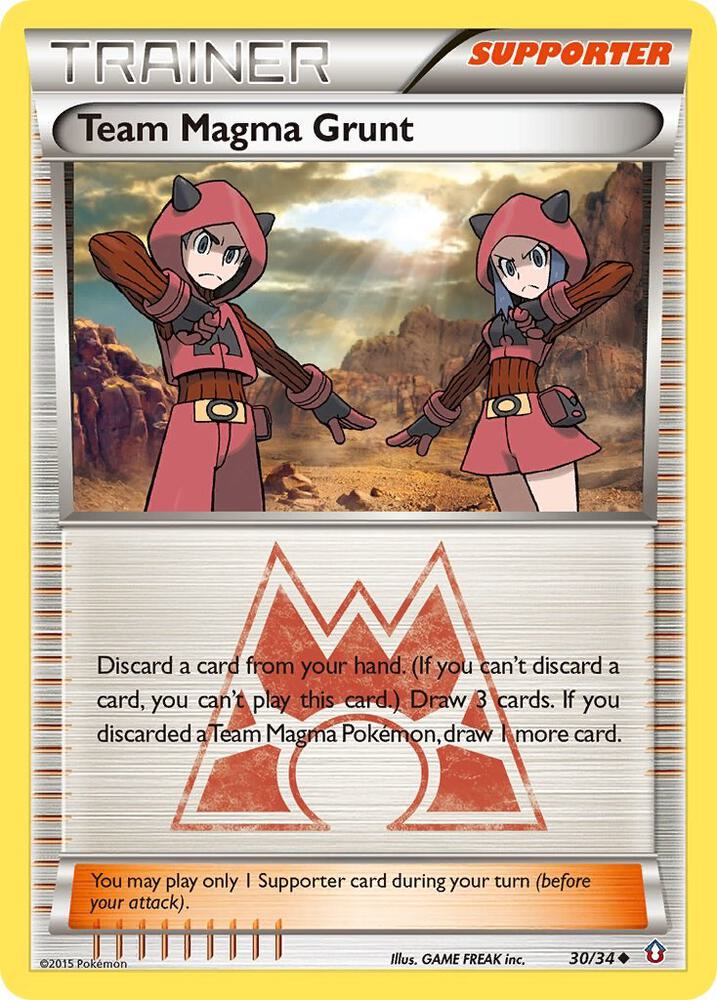 Team Magma Grunt 30/34 (Double Crisis)  | Good Games Adelaide SA