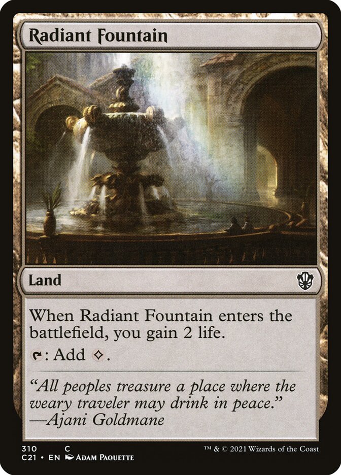Radiant Fountain 310 (Commander 2021)  | Good Games Adelaide SA