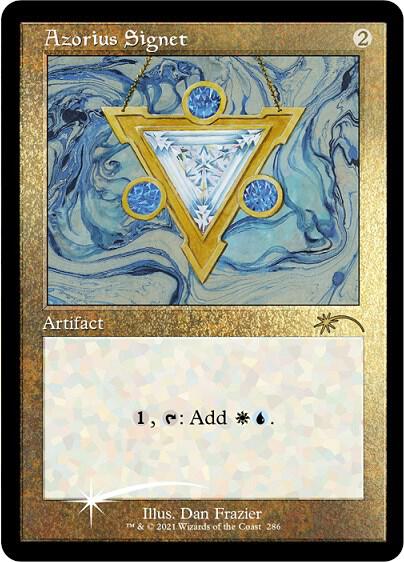 Azorius Signet Foil Etched 286 (Secret Lair Drop Series)  - Foil | Good Games Adelaide SA