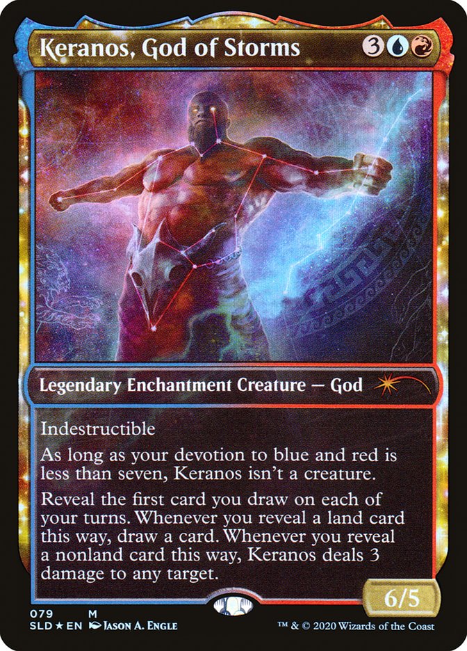 Keranos, God of Storms 79 (Secret Lair Drop Series)  - Foil | Good Games Adelaide SA