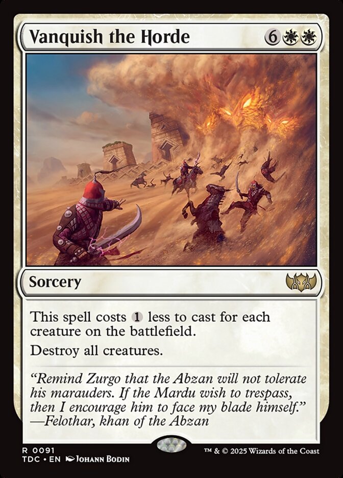 Vanquish the Horde 91 (Commander: Tarkir: Dragonstorm)  | Good Games Adelaide SA