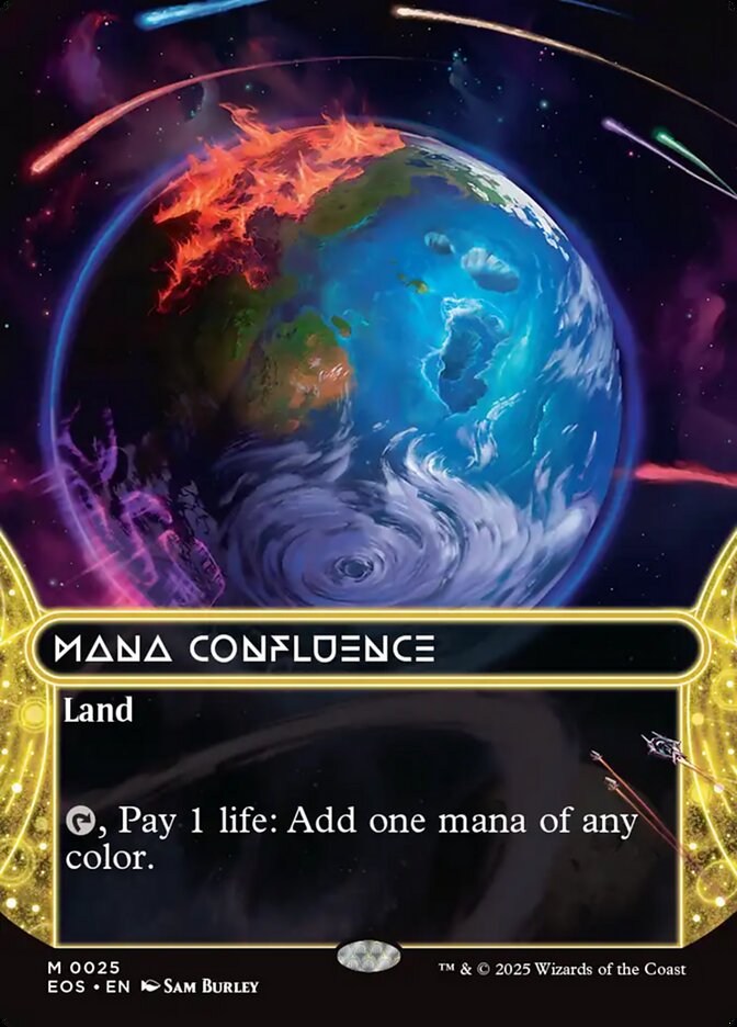 Mana Confluence 0025 Borderless 25/0 (Edge of Eternities: Stellar Sights)  - Borderless Foil | Good Games Adelaide SA