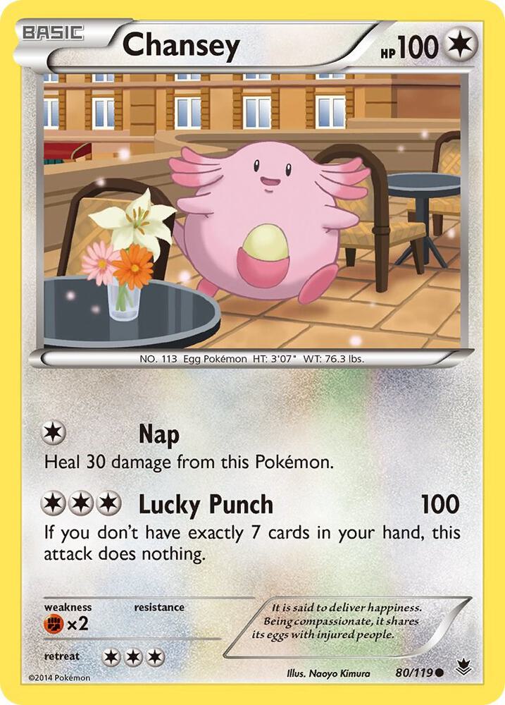 Chansey 80/119 (XY - Phantom Forces)  | Good Games Adelaide SA