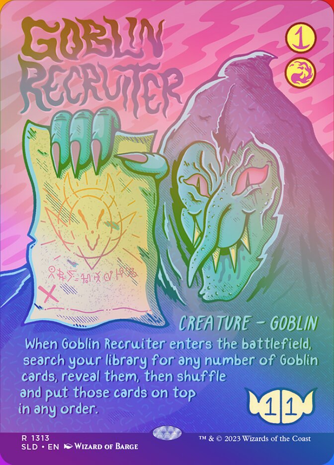 Goblin Recruiter 1313 (Secret Lair Drop Series)  - Foil | Good Games Adelaide SA