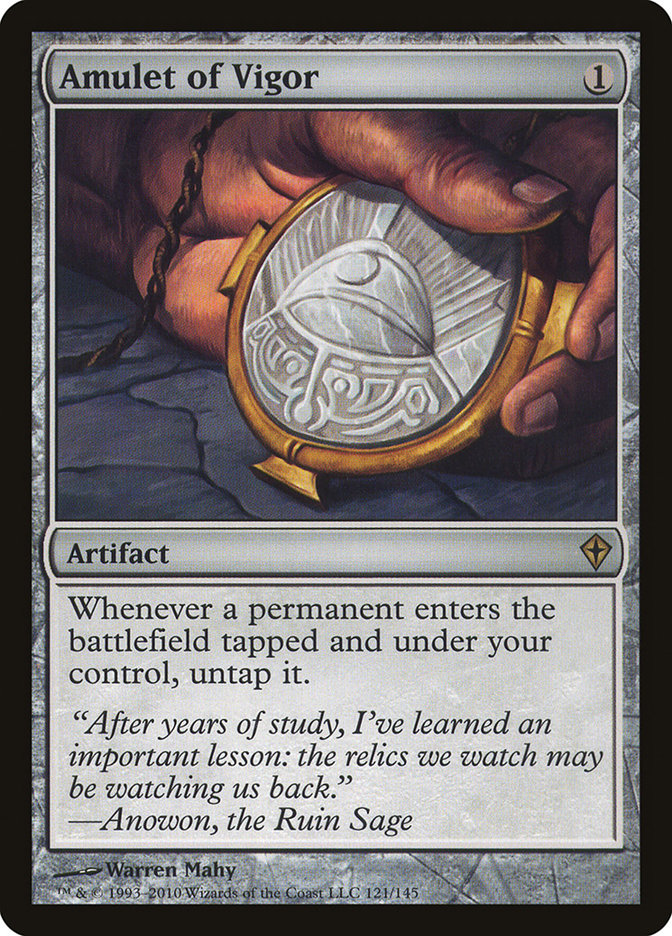 Amulet of Vigor 121 (Worldwake)  | Good Games Adelaide SA