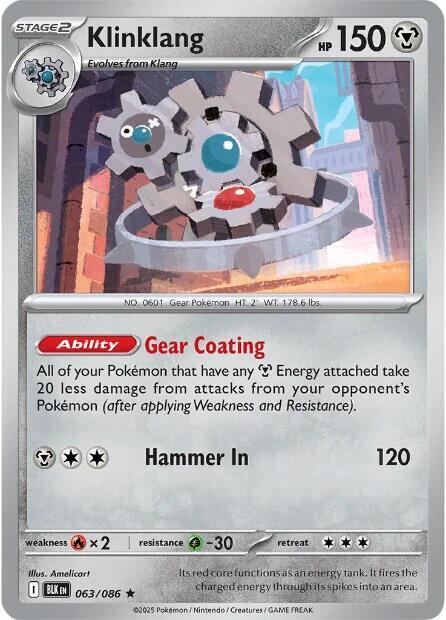 Klinklang 067/086 (SV: Black Bolt)  - Holofoil | Good Games Adelaide SA