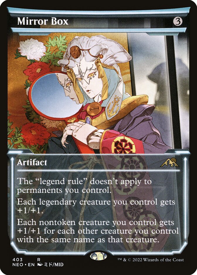 Mirror Box 403 (Kamigawa: Neon Dynasty)  - Showcase Foil | Good Games Adelaide SA