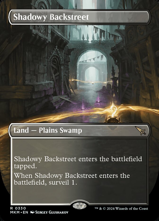 Shadowy Backstreet 330 (Murders at Karlov Manor)  - Foil | Good Games Adelaide SA