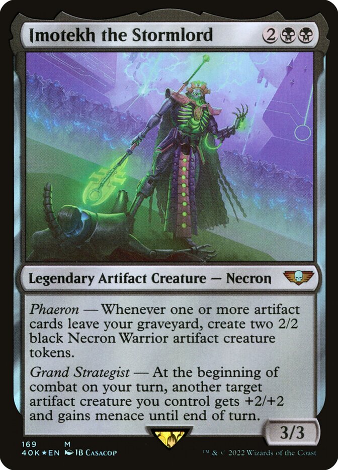 Imotekh the Stormlord 169 (Universes Beyond: Warhammer 40,000)  - Foil | Good Games Adelaide SA