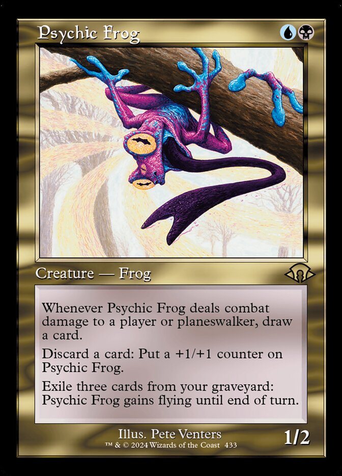 Psychic Frog 433/319 (Modern Horizons 3)  - Retro Foil | Good Games Adelaide SA