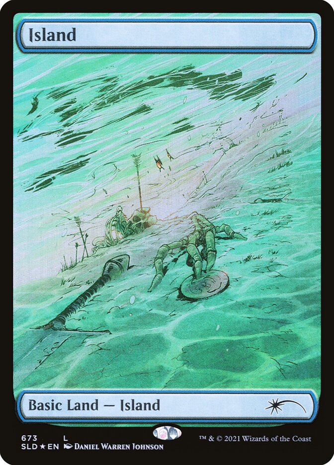 Island 673 (Secret Lair Drop Series)  - Foil | Good Games Adelaide SA
