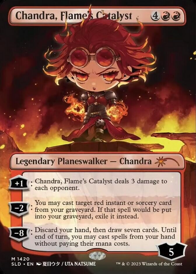 Chandra, Flame's Catalyst 1420 (Secret Lair Drop Series)  - Foil | Good Games Adelaide SA