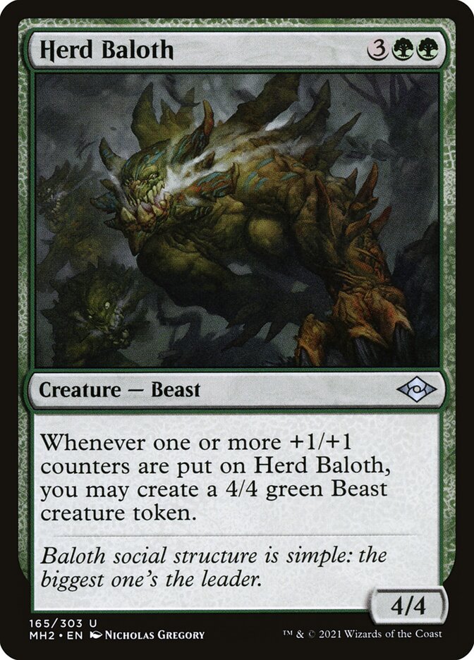 Herd Baloth 165 (Modern Horizons 2)  - Foil | Good Games Adelaide SA