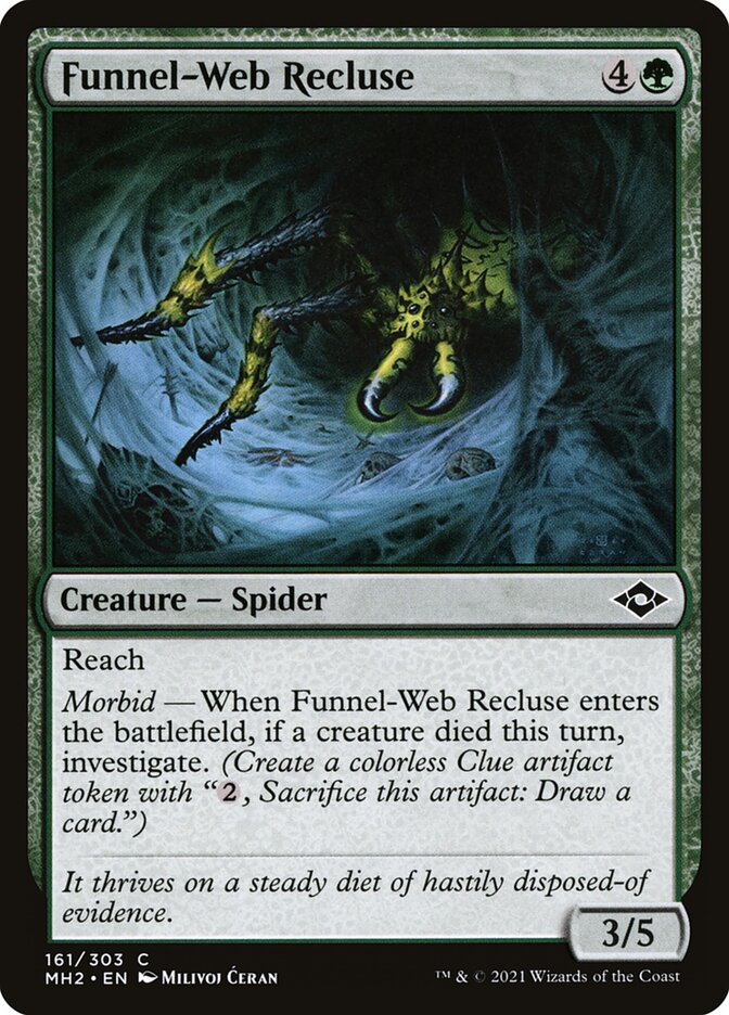 Funnel Web Recluse 161 (Modern Horizons 2)  - Foil | Good Games Adelaide SA