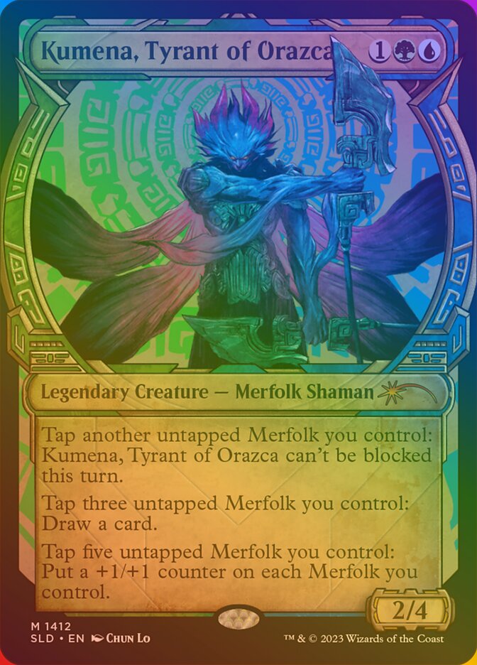 Kumena, Tyrant of Orazca 1412 (Secret Lair Drop Series)  - Foil | Good Games Adelaide SA