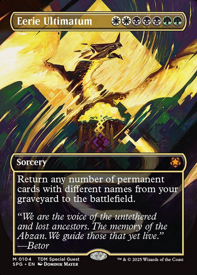 Eerie Ultimatum 104 (Special Guests)  - Borderless Foil | Good Games Adelaide SA