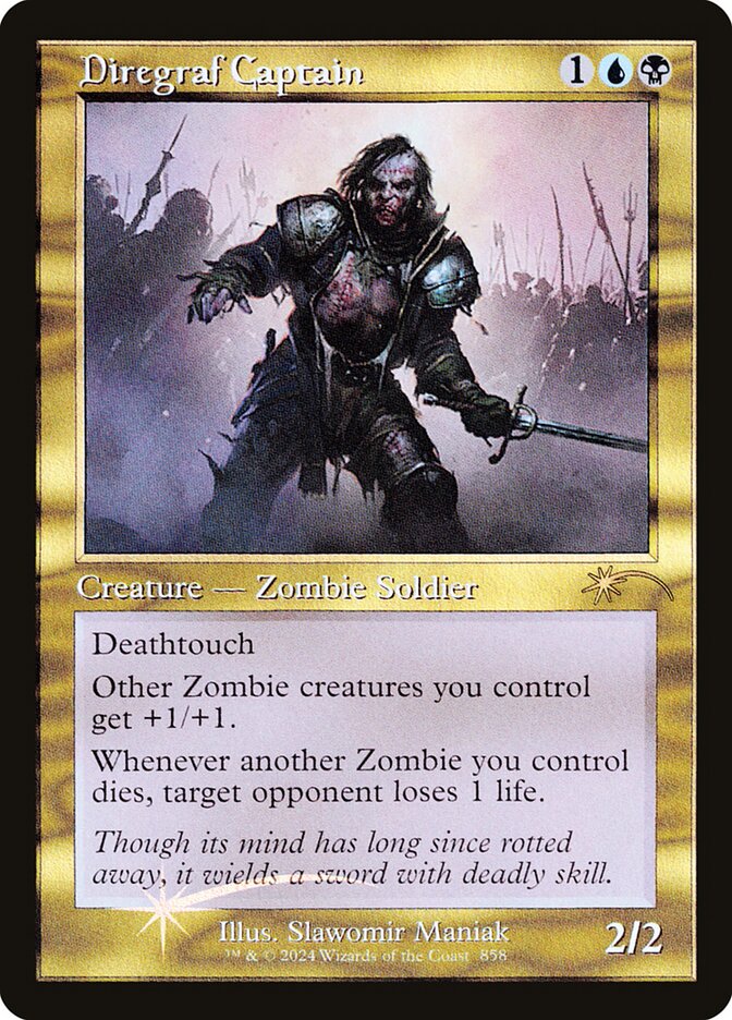 Diregraf Captain 858 (Secret Lair Drop Series)  - Foil | Good Games Adelaide SA