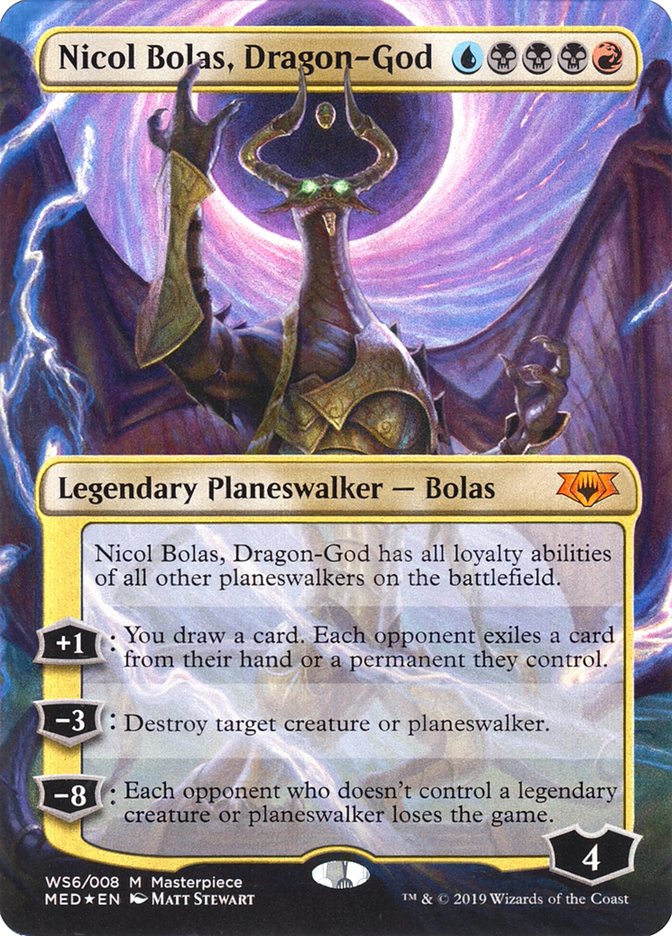 Nicol Bolas, Dragon-God WS6 (Mythic Edition: War of the Spark)  - Foil | Good Games Adelaide SA