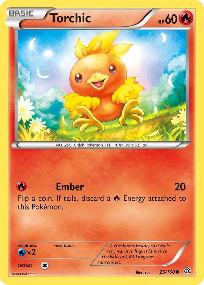 Torchic 25/160 (XY - Primal Clash)  | Good Games Adelaide SA