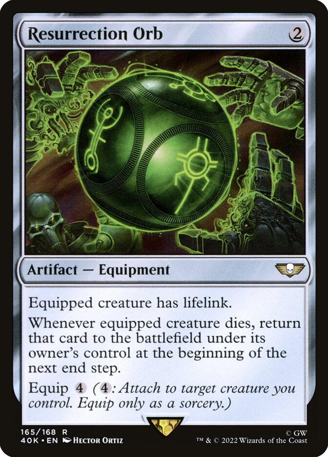 Resurrection Orb 165 (Universes Beyond: Warhammer 40,000)  | Good Games Adelaide SA