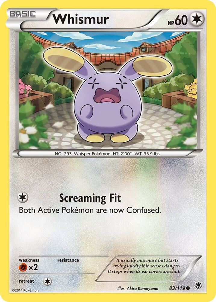 Whismur 83/119 (XY - Phantom Forces)  | Good Games Adelaide SA