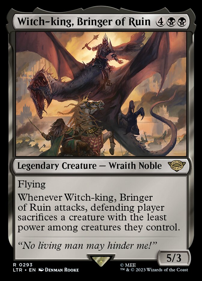 Witch-king, Bringer of Ruin 293 (Universes Beyond: The Lord of the Rings: Tales of Middle-earth)  | Good Games Adelaide SA