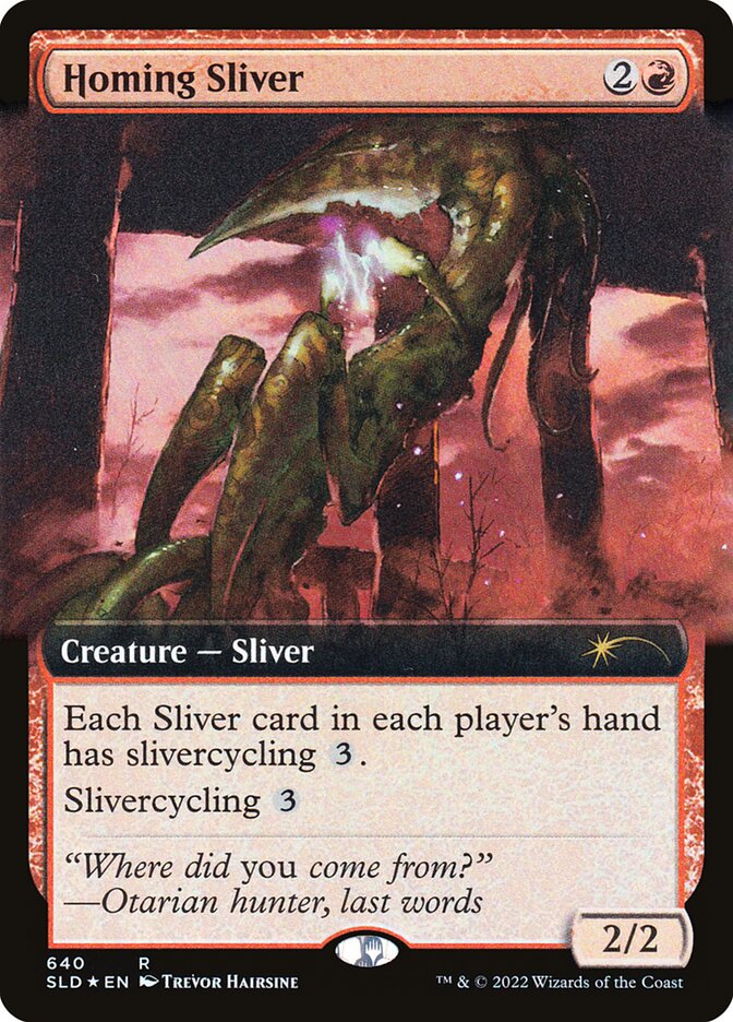 Homing Sliver 640 (Secret Lair Drop Series)  - Foil | Good Games Adelaide SA