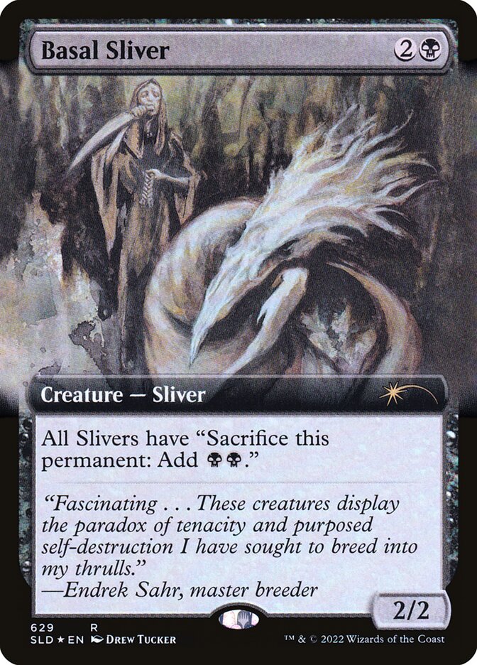 Basal Sliver Extended Art 629 (Secret Lair Drop Series)  - Foil | Good Games Adelaide SA