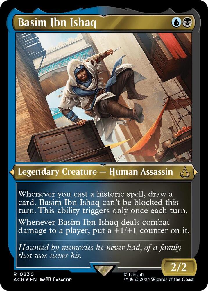 Basim Ibn Ishaq 230 (Universes Beyond: Assassin's Creed)  - Foil | Good Games Adelaide SA