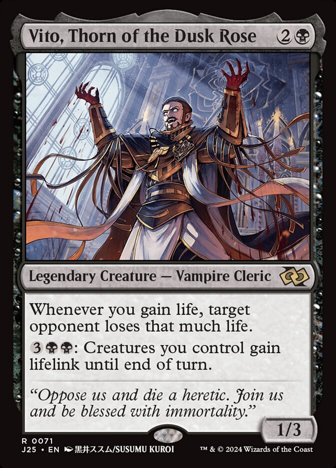 Vito, Thorn of the Dusk Rose 71 (Foundations Jumpstart)  | Good Games Adelaide SA