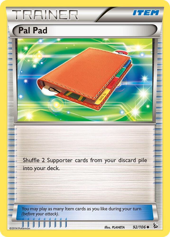 Pal Pad 92/106 (XY - Flashfire)  | Good Games Adelaide SA