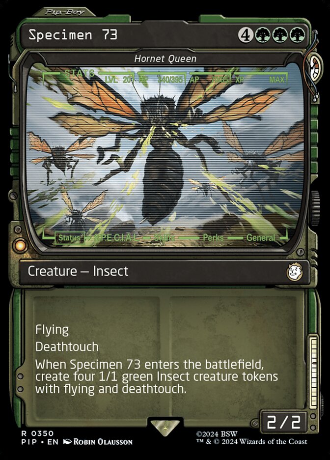 Hornet Queen 350 (Universes Beyond: Fallout)  - Foil | Good Games Adelaide SA