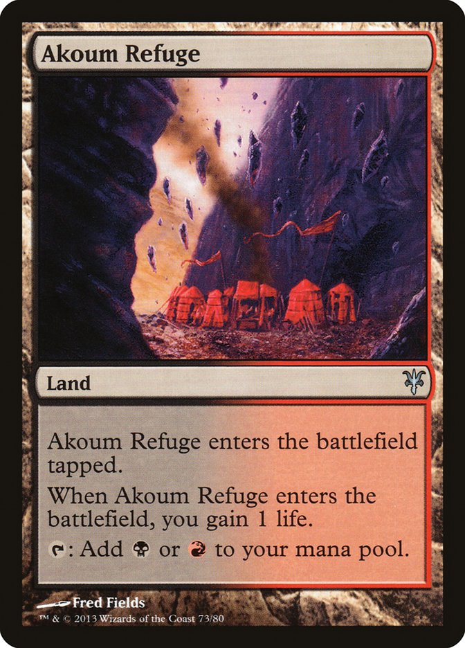 Akoum Refuge 73 (Duel Decks: Sorin vs. Tibalt)  | Good Games Adelaide SA