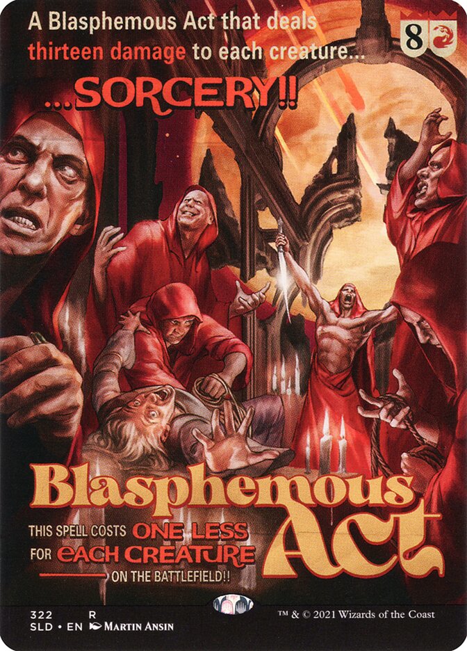 Blasphemous Act 322 (Secret Lair Drop Series)  - Foil | Good Games Adelaide SA