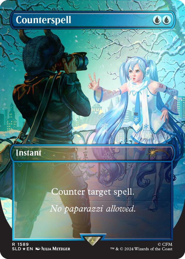 Counterspell 1589 Rainbow Foil 1589 (Secret Lair Drop Series)  - Foil | Good Games Adelaide SA