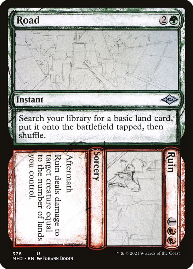 Road // Ruin 376 (Modern Horizons 2)  - Foil | Good Games Adelaide SA