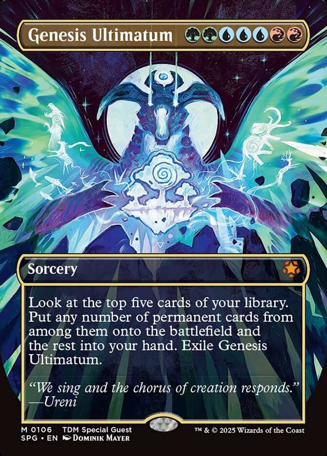 Genesis Ultimatum 106 (Special Guests)  - Borderless Foil | Good Games Adelaide SA