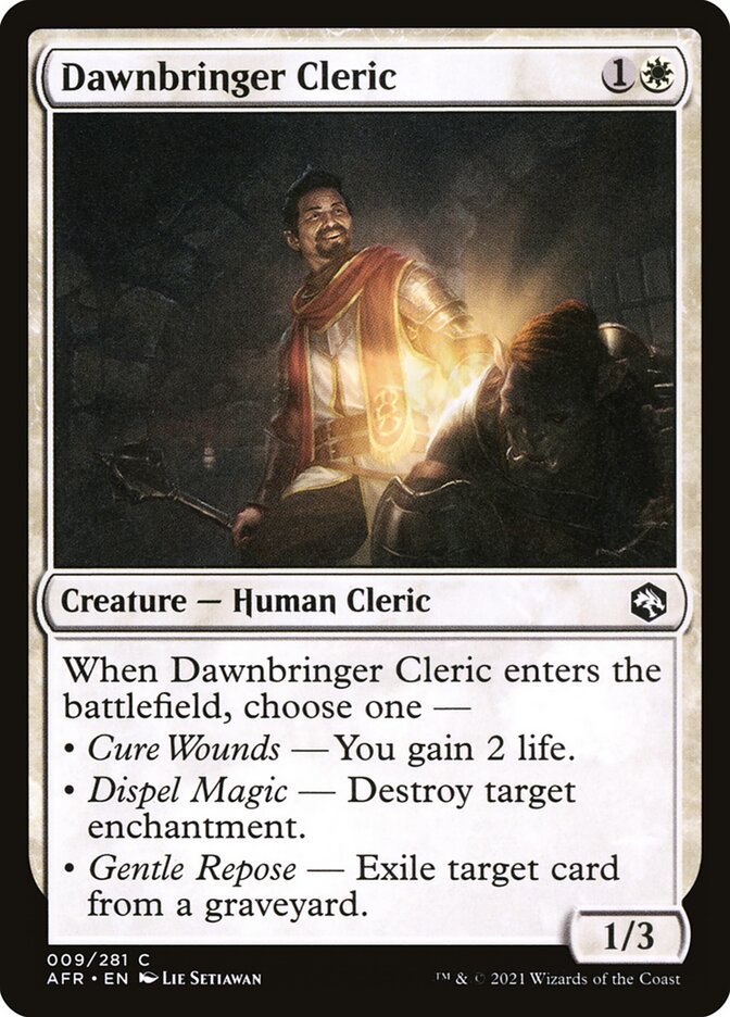 Dawnbringer Cleric 9 (Adventures in the Forgotten Realms)  - Foil | Good Games Adelaide SA