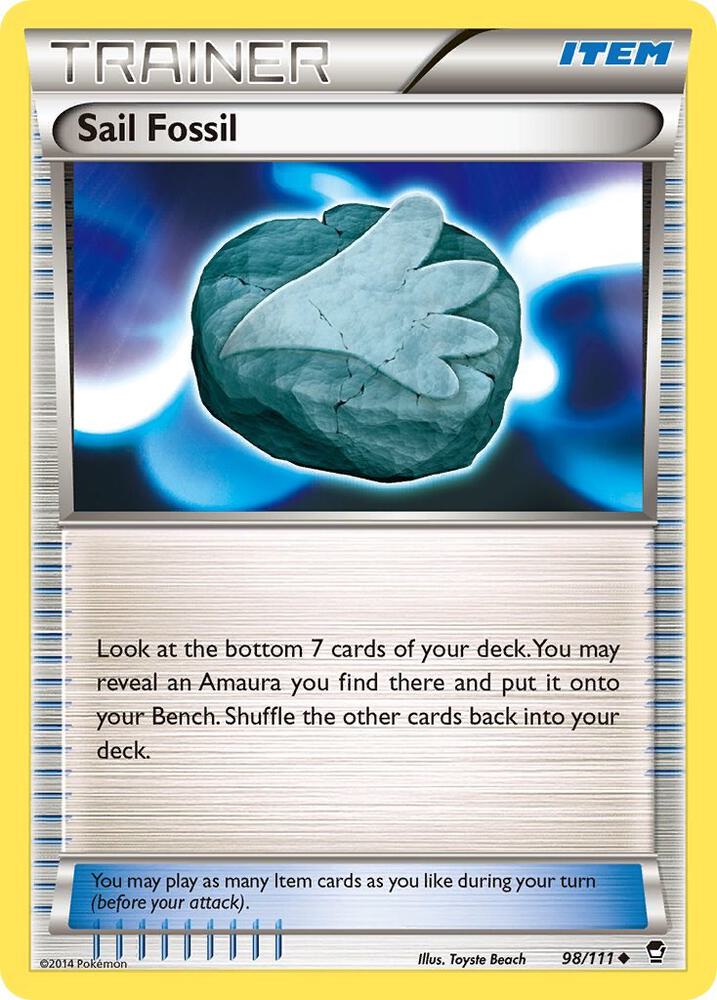 Sail Fossil 98/111 (XY - Furious Fists)  | Good Games Adelaide SA