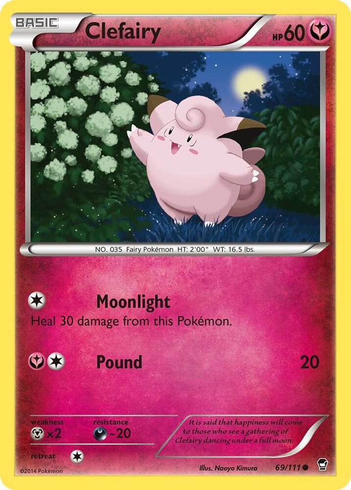 Clefairy 69 69/111 (XY - Furious Fists)  | Good Games Adelaide SA