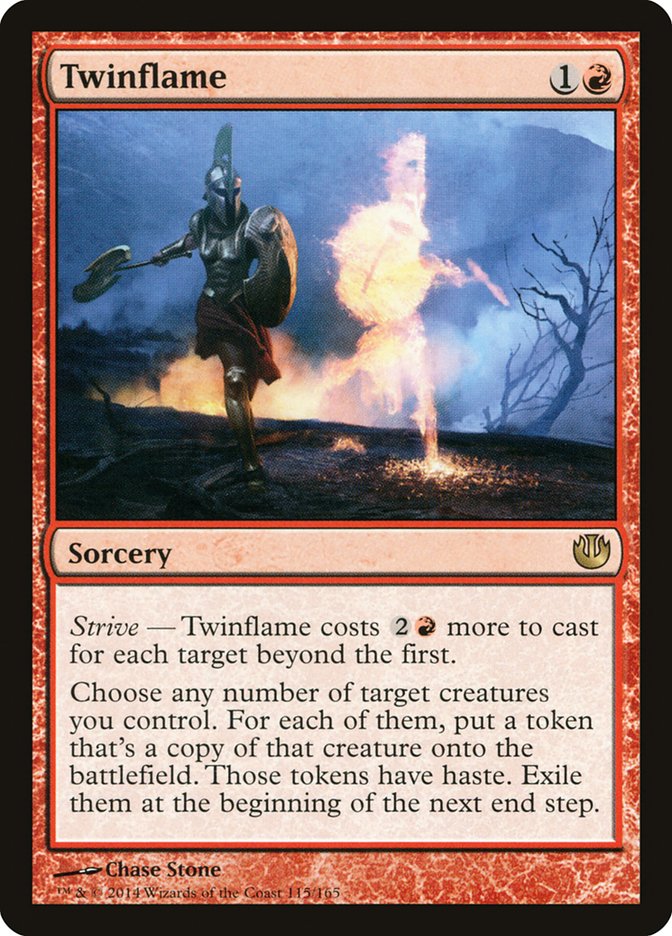 Twinflame 115 (Journey Into Nyx)  - Foil | Good Games Adelaide SA