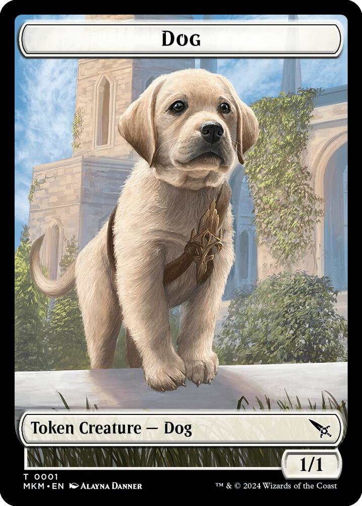 Dog Token 1 (Murders at Karlov Manor)  | Good Games Adelaide SA