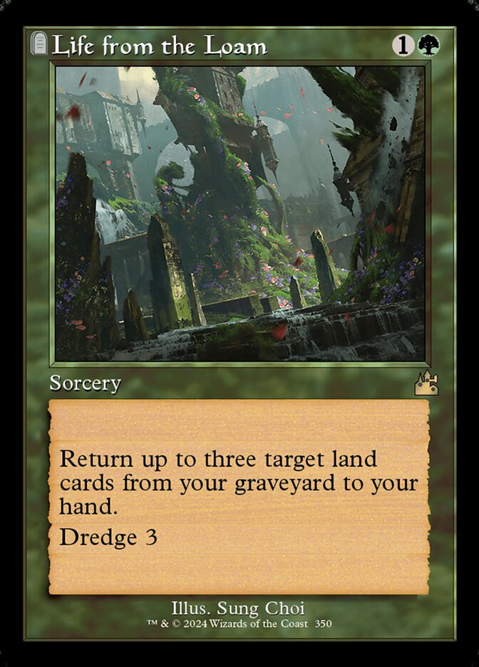 Life from the Loam 350 (Ravnica Remastered)  - Foil | Good Games Adelaide SA