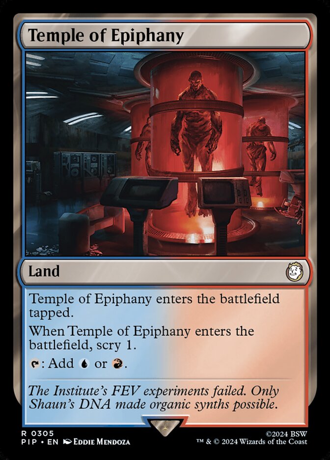 Temple of Epiphany 305 (Universes Beyond: Fallout)  | Good Games Adelaide SA