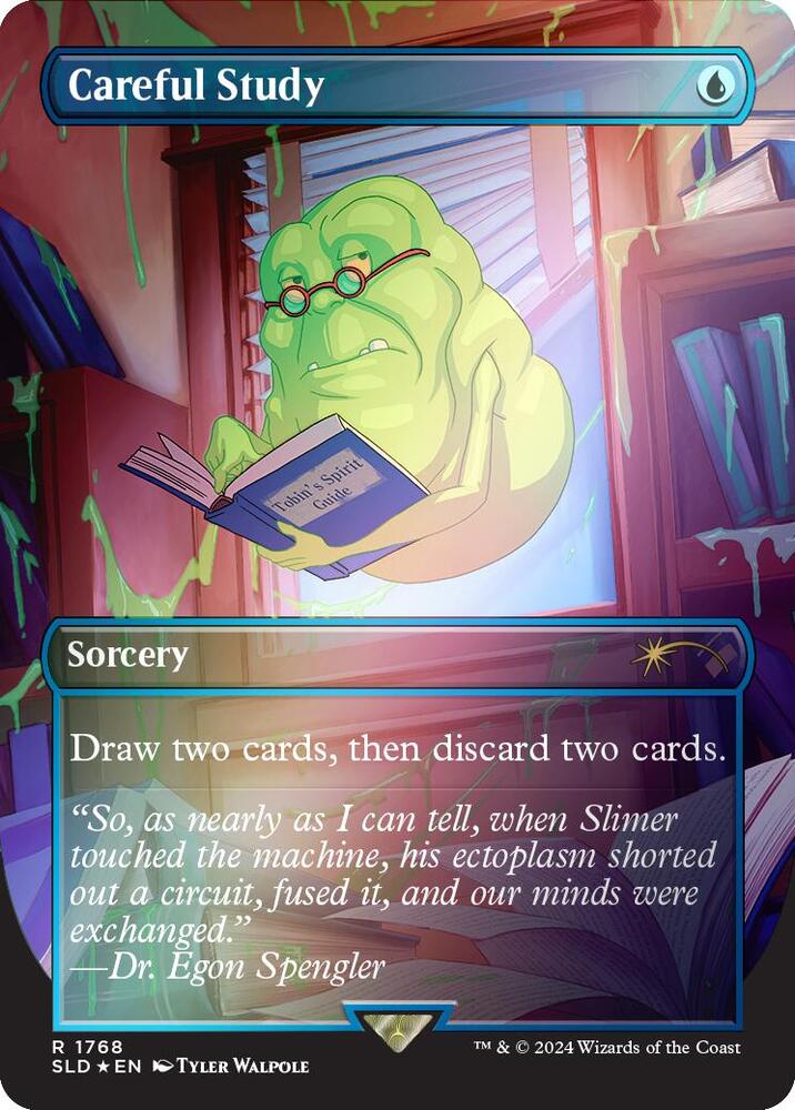 Careful Study Rainbow Foil 1768 (Secret Lair Drop Series)  - Foil | Good Games Adelaide SA
