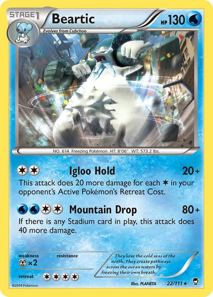 Beartic 22/111 (XY - Furious Fists)  | Good Games Adelaide SA