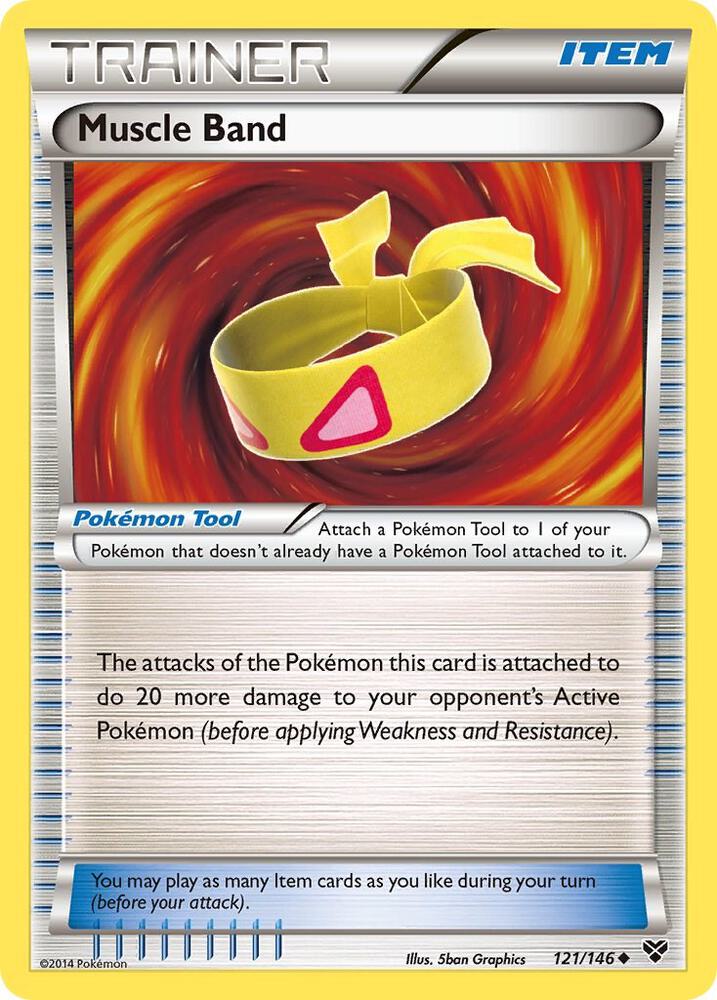 Muscle Band 121/146 (XY Base Set)  | Good Games Adelaide SA