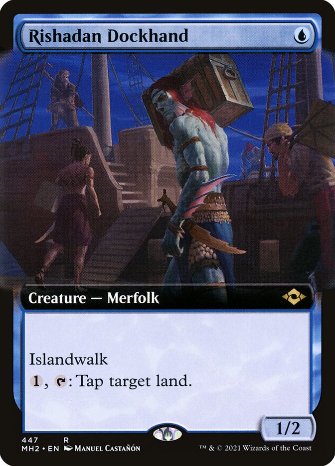 Rishadan Dockhand Extended Art 447 (Modern Horizons 2)  | Good Games Adelaide SA
