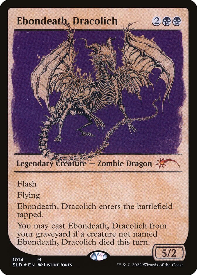 Ebondeath, Dracolich 1014 (Secret Lair Drop Series)  - Foil | Good Games Adelaide SA